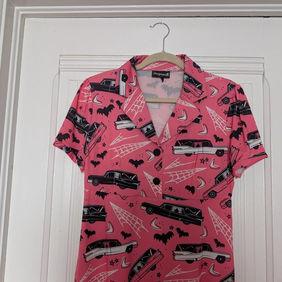 Sourpuss Death Cab Rosie Dress Size L - Picture 10 of 11